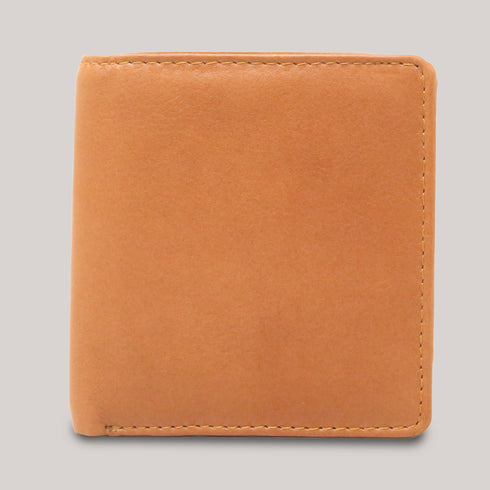 Auryan Genuine Leather Tan Wallet For Men